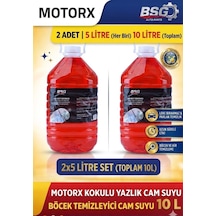 Auto Parts Böcek Temizleyici Yazlık Cam Suyu 5 Lt X 2 Adet - Toplam 10 Litre  Seti - Konsantre Formül