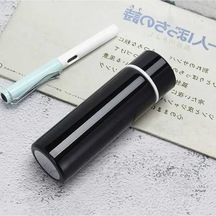 Ganzhoushop Vakum Termos Şişeler Şişe Mini Küçük Kahve Fincan Ambition 150ml Ej - Taşınabilir Ve Pratik Siyah