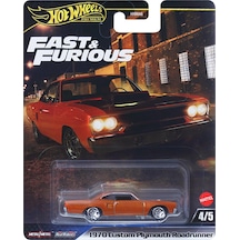 Hot Wheels Fast Furious 1970 Custom Plymouth Roadrunner Hnw46 Jbl87 Çok Renkli