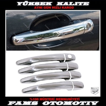 Peugeot 407 Krom Kapı Kolu 4 Kapı 2005 Üzeri P. Çelik