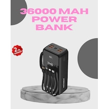 Yüksek Kapasiteli Powerbank Hızlı Şarj Ve Kablosuz Destekli Altın - Gold