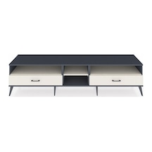 Hyperion Tv Ünitesi 3 Raflı 2 Çekmeceli 220x44x51 Antrasit-aytaşı Aytası/aytası - Antrasıt