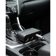 Araç Çakmak Çoklayıcı 4 Çıkışlı 2 Usb Ve Type C Girişli Çok Fonksiyonlu Şarj Ünitesi -