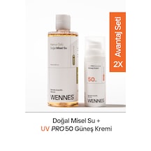 Doğal Misel Su Spf50+ Nemlendirici Güneş Kremi Avantajlı Set