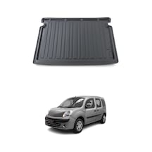Renault Kangoo Combi Multix 2010-2016 Uyumlu Araca Özel Kauçuk Bagaj Havuzu Siyah Koltuklu İçin