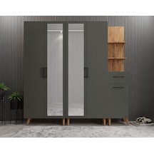 Açelya Portmanto Vestiyer Ayakkabılık Çf M1 200cm Montaj Dahil