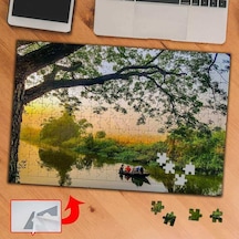 Ağaçların Altında Sandal Turu 240 Parça Puzzle Yapboz Tablo-3673