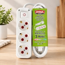 Anahtarlı 3 M Priz - 114 0