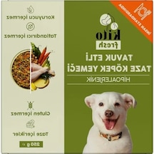 250 Gr %100 Taze Tavuk Etli Köpek Yemeği