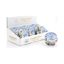 Taşlı İstanbul Tasarımı El Aynası Kalın Alk2492