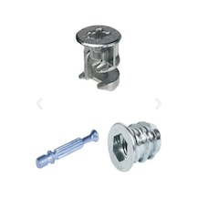 Minifix 20 Takım Çelik Dübelli - 18 Mm Ahşap İçin