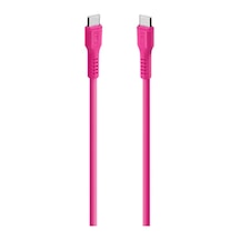 Ttec 2dk59np Usb-c Usb-c 120cm 60w Pd/qc Hızlı Şarj/data Kablosu-neon Pembe