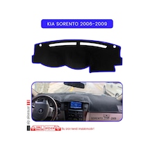 Kia Sorento 2006-2009torpido Koruma Halısı Mavi Kenar