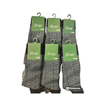 6'lı Paket Jiber Bambu Erkek Çorap 001