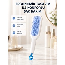 Pratik Mekanizmalı Saç Tarağı - Kendi Kendini Temizler, Taşınabilir