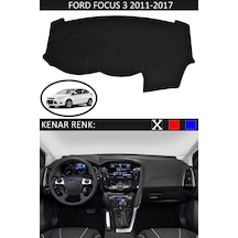 Torpido Koruma Halısı Siyah Kenar Renk Siyah Ford Focus 3 2011-2017 İle Uyumlu Belirtilmemibelirtilmemişş