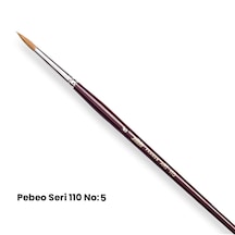 Pebeo 110 Seri Samur Sulu Boya Fırçası No 5