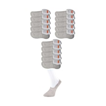 Gri Erkek Babet Çorap 15 çift Gri Melanj