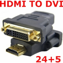 Turbosepet Hdmi Erkek Dvi Dişi Dönüştürücü Hdmi Dvi 24+5 Kablo Çevirici 552903409