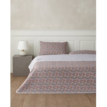 English Home Cherry Plaid Tek Kişilik Yatak Örtüsü Takımı 160x220 Cm Fuşya Fuşya