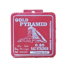 Pyramid 0.20 Uzun Sap Bağlama Saz Teli+Tezene