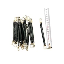 2 Adet 25 Mm2 Akü Seri Veya Paralel Bağlantı Kablosu 15 Cm Pabuç