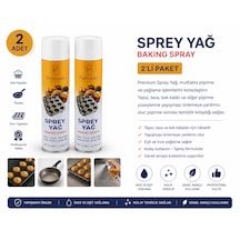 Premium Sprey Tava Yağı 600ml 2ad