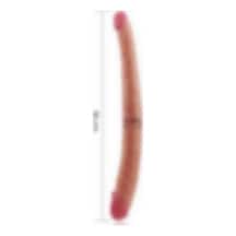 Morgece 36 Cm Realistik Çift Uçlu Esnek Anal Ve Vajinal Dildo