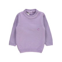 Civil Baby Kız Bebek Triko Kazak 6-18 Ay Lila