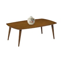 Orta Sehpa Osm Oval Model Kayın Torna Retro Ayak Parlak Ceviz Tab (490845290)