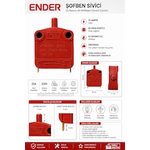 Ender Şofben Sivici 25a Swıch 25 Amper