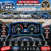 Ford C-max 2003-2019 Model Uyumlu Harici Digital Gösterge Odb Ekran Arıza Göstergesi Turbo Gösterge Hayalet Ekran