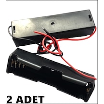 2 Adet - 18650 Pil Yuvası Tekli