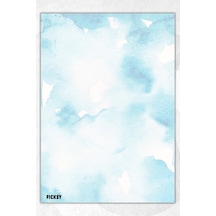 A5 Bloknot Çizgisiz Defter - 50 Yaprak - Memopad - Notepad - Not Defteri - Not Kağıdı - 1801 Çok Renkli