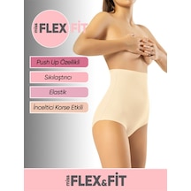 Bonbonetti Chocolate Baby & Kids Miss Flex Fit Lazer Kesim Yüksek Bel Slip Korse Ten