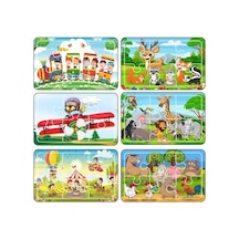 Lipyos Baby Puzzle 6 Parça 6 Adet Puzzle Seti-1 Standart