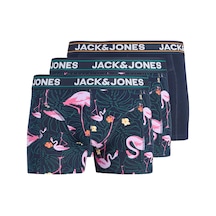 Jack & Jones Erkek 3'lü Boxer 12295173-nb Lacivert