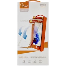 Mey İthalat Samsung Uyumlu Galaxy Note 20 Ultra Autokit 5in1 Fiber Polymer Nano Ekran Koruyucu