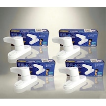 De-aks Metal Pvc Aksesuar Eminiyet Kilidi 4 ADET