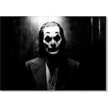 Cakasepetim Joker Karanlık Arka Plan Ahşap Mdf Tablo