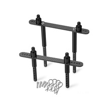 Ximistore9 1/10 Rc Crawler Araçlar İçin Ayarlanabilir Metal + Karbon Fiber Gövde Kolonları - Ön Ve Arka