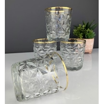 6'lı Kristal Meşrubat Bardağı 300 Ml Renkli