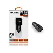 Auris ARS-CR07 PD Araç Başlık 45W + USB