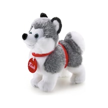 Peluş Husky 15 Cm Gri