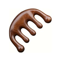 Elmpaly Beş Parmaklı Ahşap Saç Fırçası Saç Açıcı Ve Saç Derisi Masajı Yaş Kuru Saç İçin