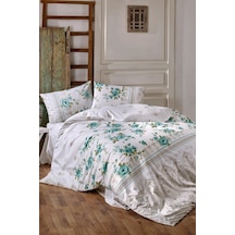 Taç Kristal Talya Light Collection Çift Kişilik Nevresim Takımı Mint Mint