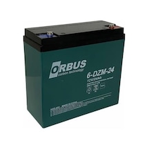 Orbus 12v 24 Ah Elektrikli Bisiklet Aküsü Deep Cycle Uzun Ömürlü 181 77 170 6.60 Kg Orbus