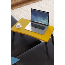 Intergo-Eticaret Renkli Laptop Sehpası Katlanabilir Yatak Koltuk Üstü Kahvaltı Bilgisayar Sehpası