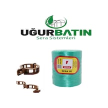 Sera İpi 1 Kg Ve Bitki Klipsi 250ad Domates Kelepçesi