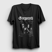 Presmono Unisex Mist Gorgoroth T-shirt Siyah
